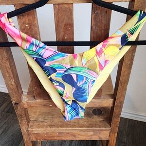 Colorful Tropical Bikini Bottom